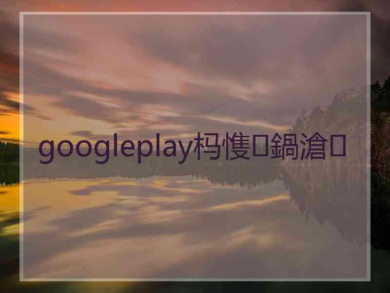 googleplay杩愯鍋滄