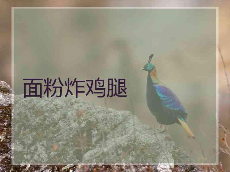 面粉炸鸡腿 面粉炸鸡腿