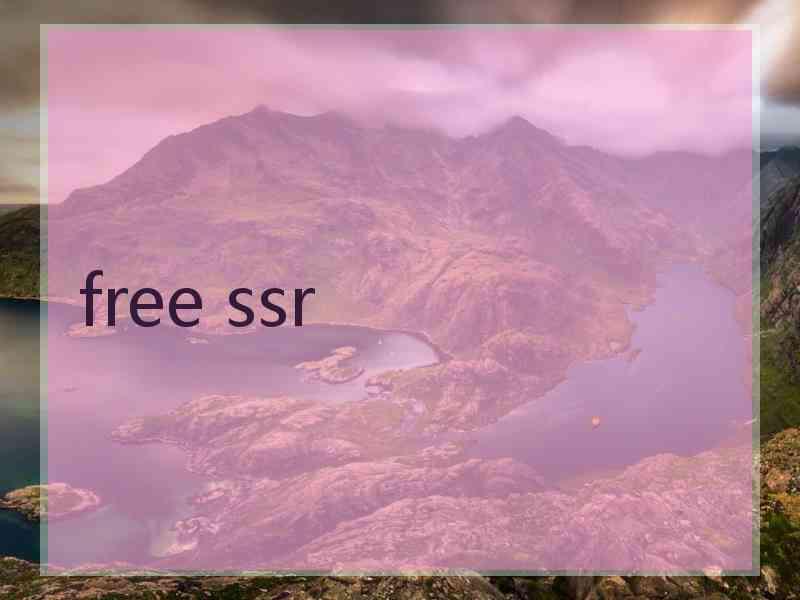 free ssr