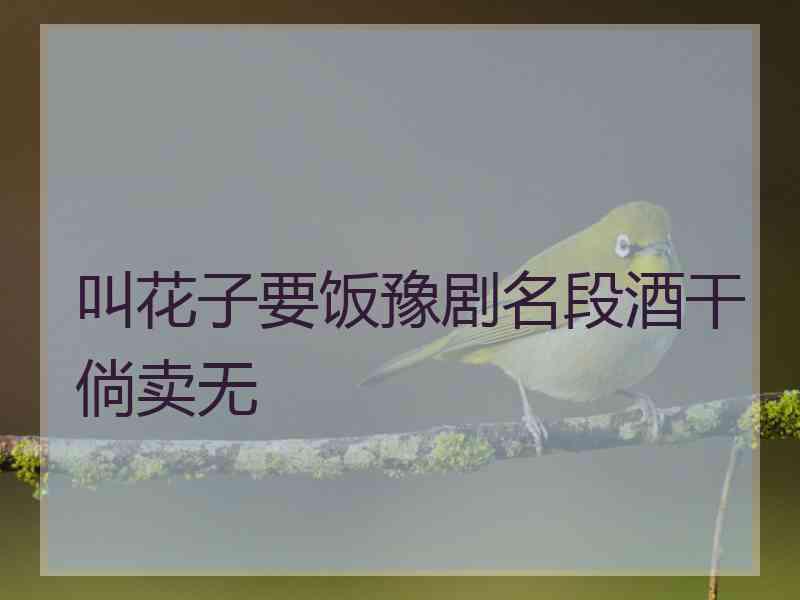 叫花子要饭豫剧名段酒干倘卖无 叫花子要饭豫剧名段酒干倘卖无