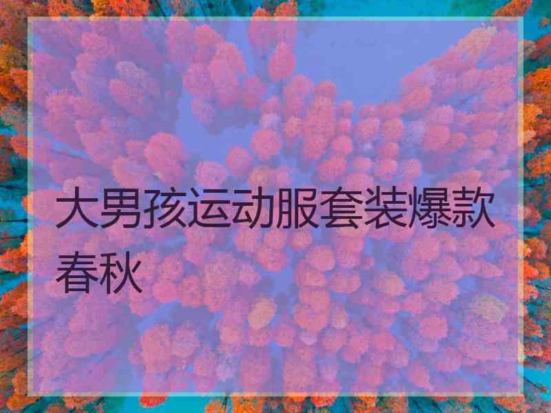 大男孩运动服套装爆款春秋 大男孩运动服套装爆款春秋