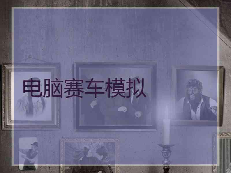 电脑赛车模拟 电脑赛车模拟