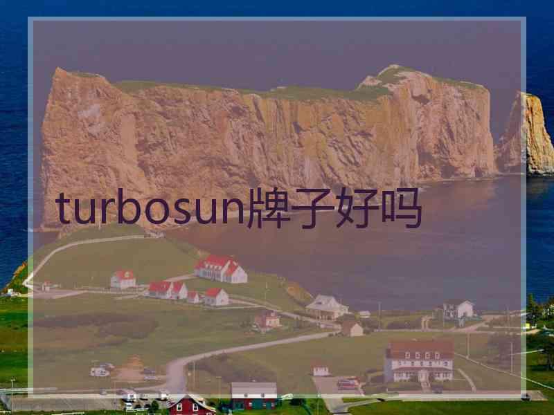 turbosun牌子好吗