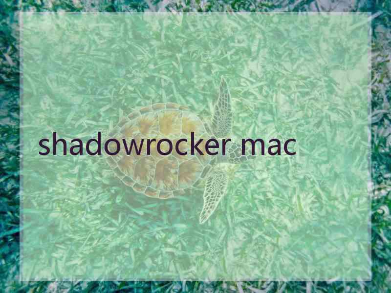 shadowrocker mac