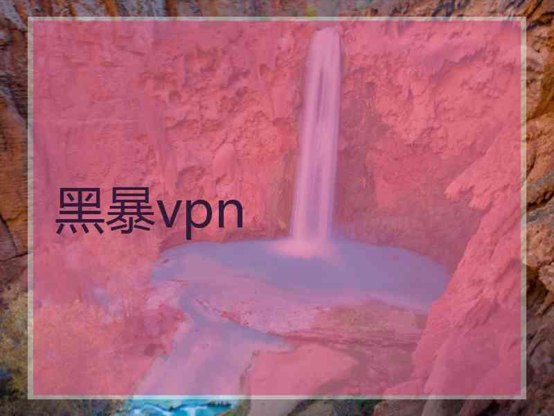 黑暴vpn