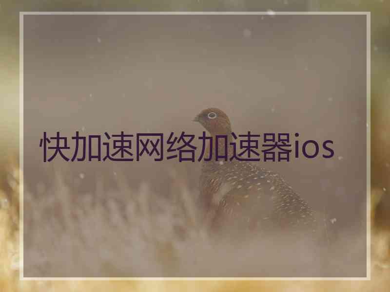 快加速网络加速器ios