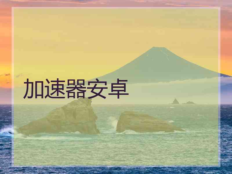 加速器安卓