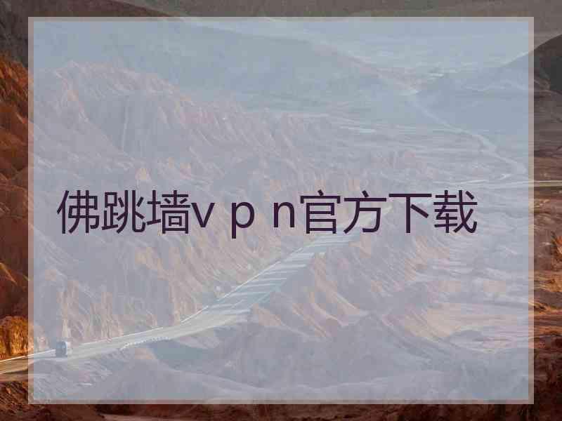 佛跳墙v p n官方下载