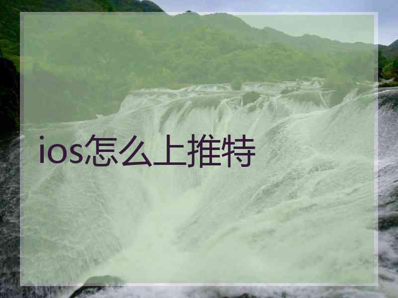 ios怎么上推特