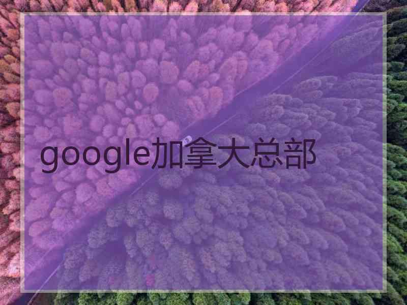 google加拿大总部