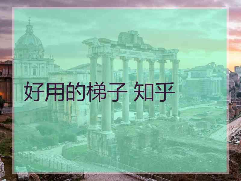 好用的梯子 知乎