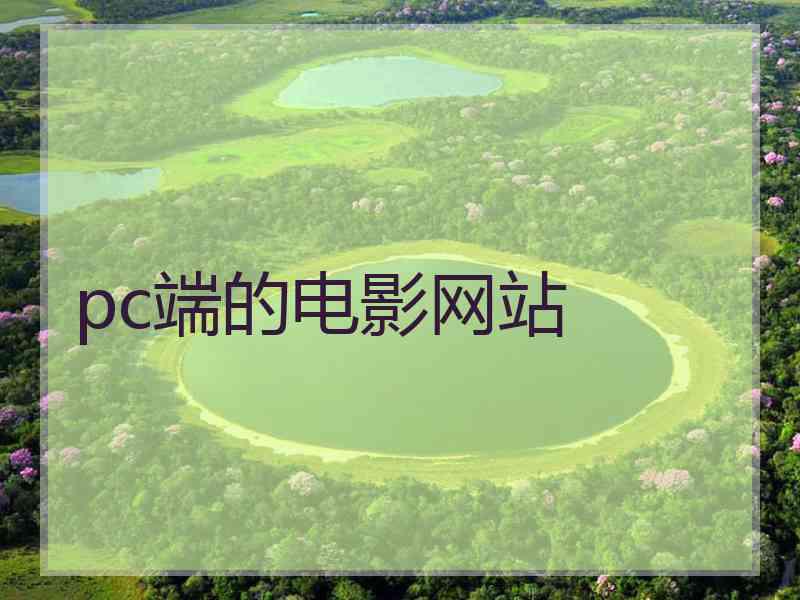 pc端的电影网站