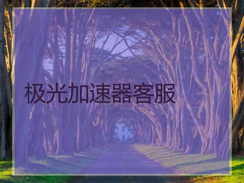 极光加速器客服