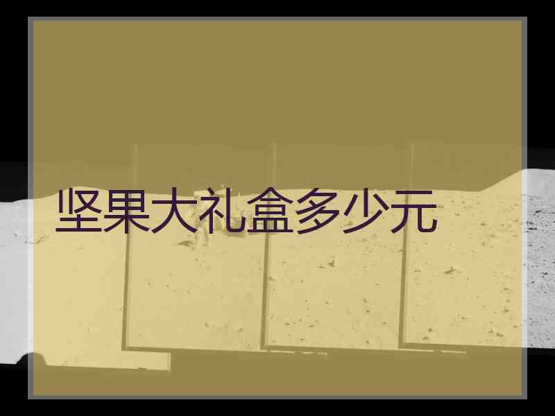 坚果大礼盒多少元