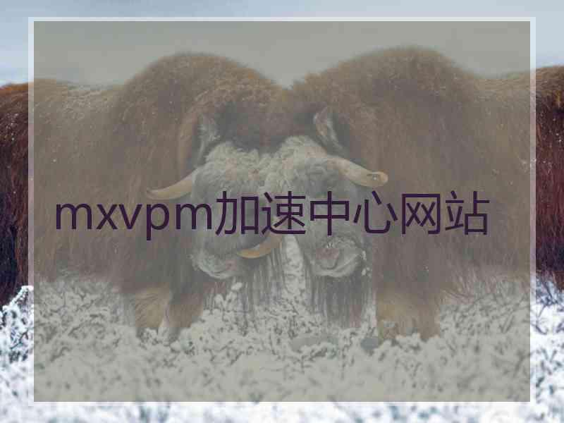 mxvpm加速中心网站