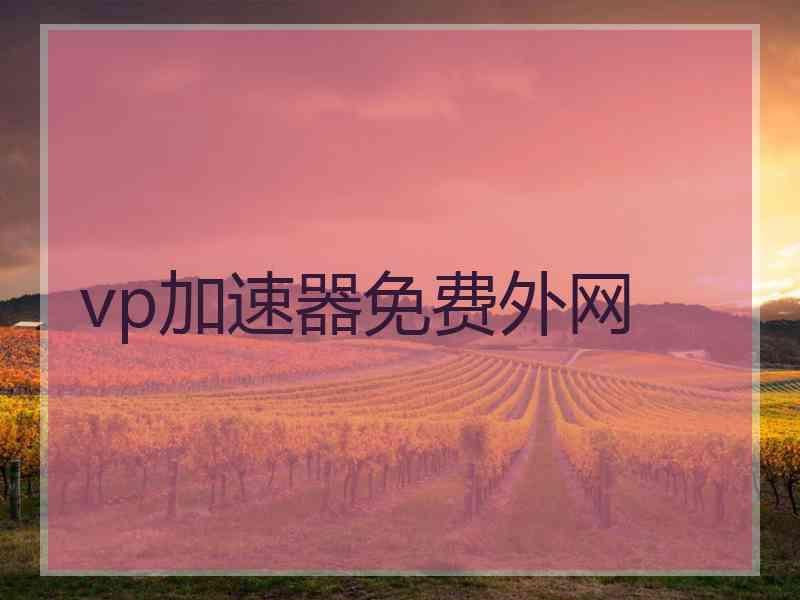 vp加速器免费外网
