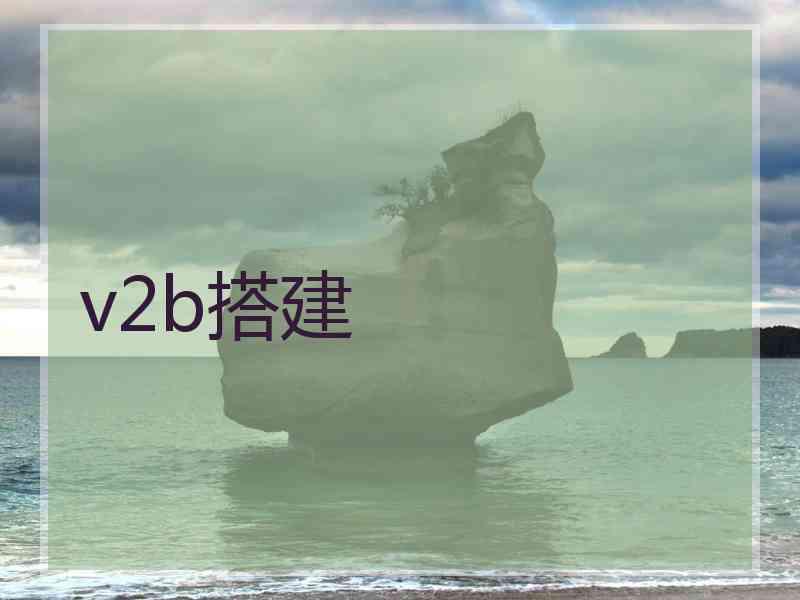 v2b搭建