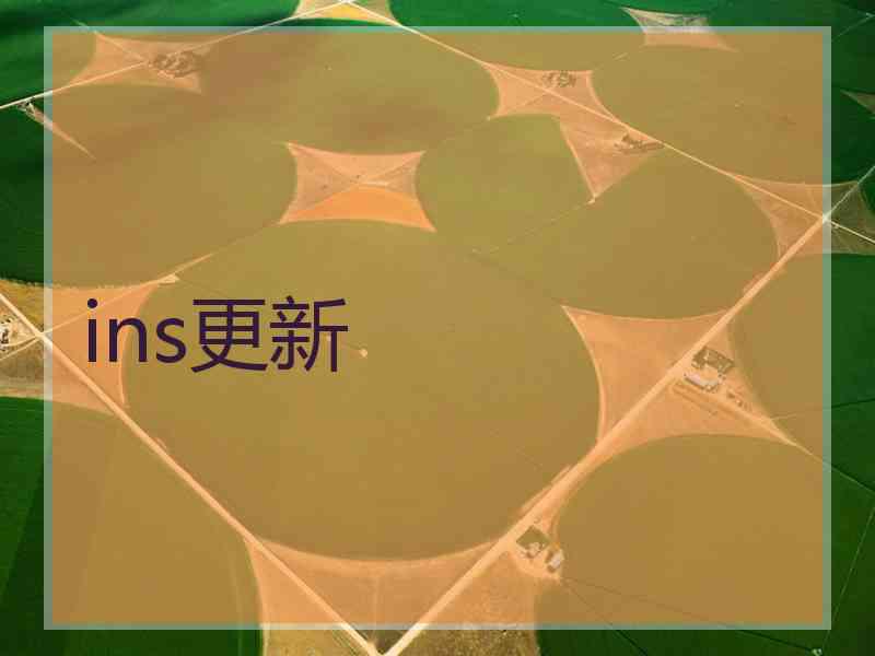 ins更新