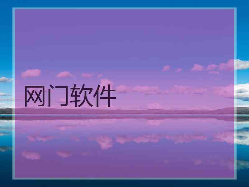 网门软件