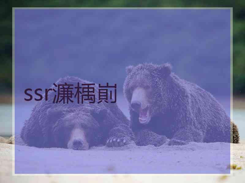 ssr濂楀崱