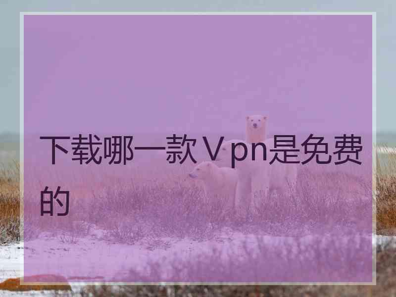 下载哪一款Ⅴpn是免费的