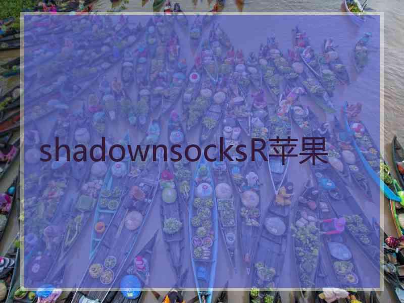 shadownsocksR苹果