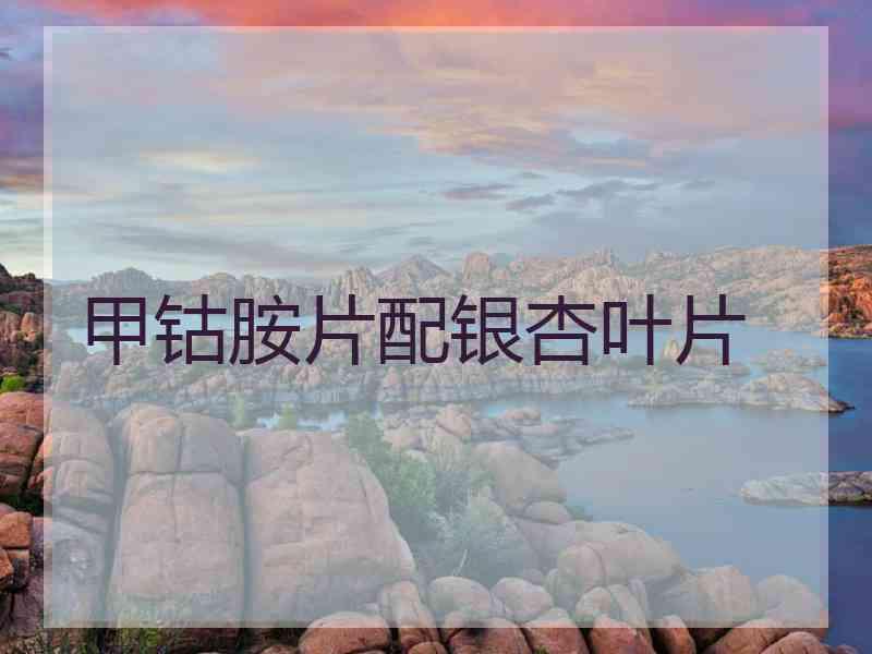 甲钴胺片配银杏叶片