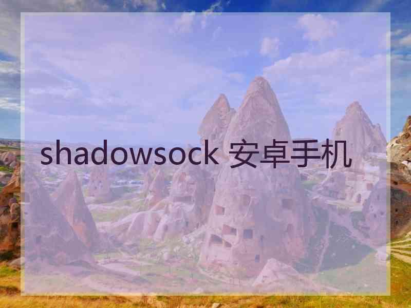 shadowsock 安卓手机