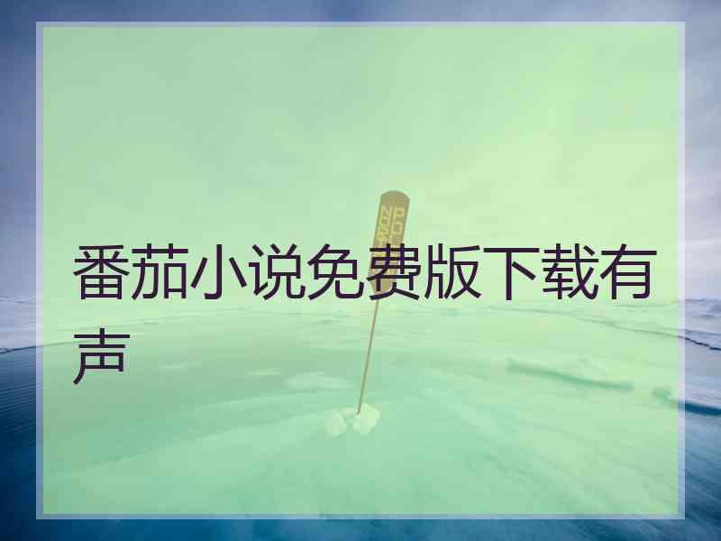 番茄小说免费版下载有声