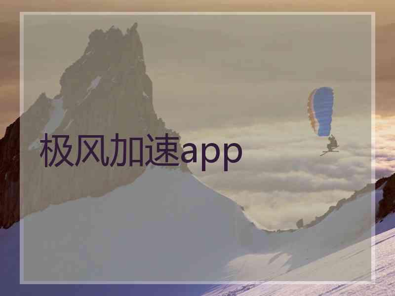 极风加速app