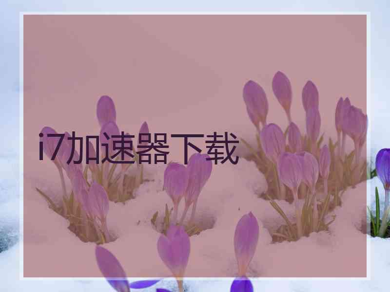 i7加速器下载