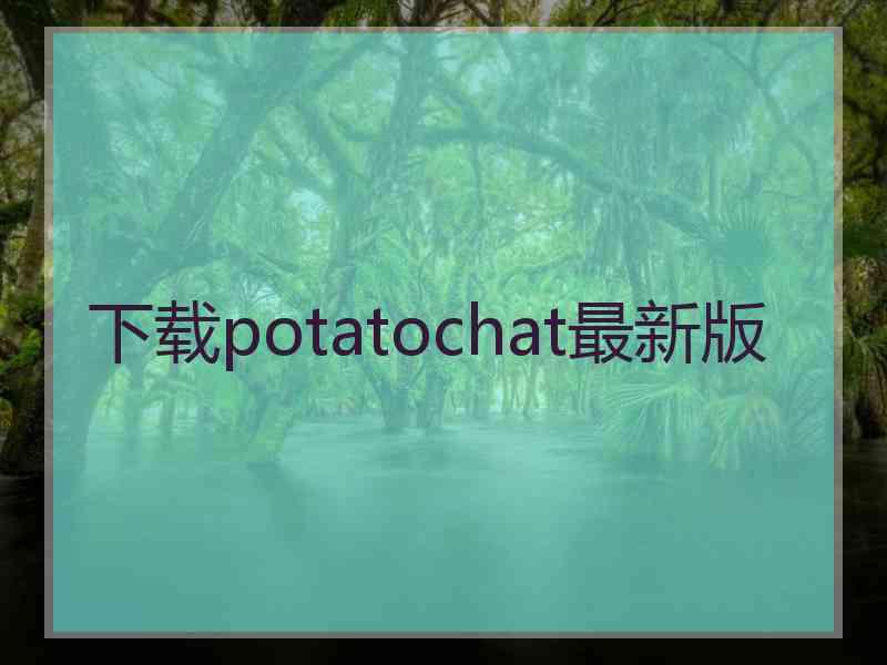下载potatochat最新版