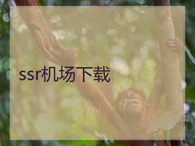 ssr机场下载