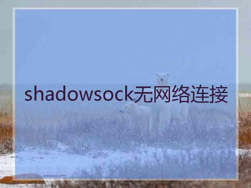 shadowsock无网络连接