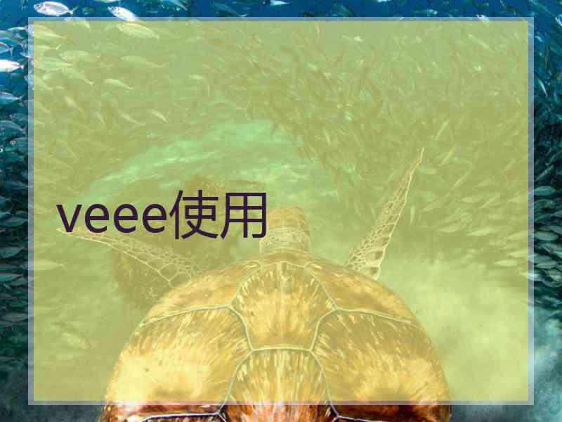 veee使用