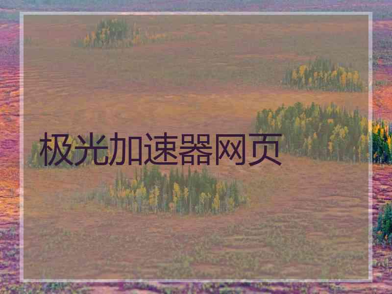 极光加速器网页