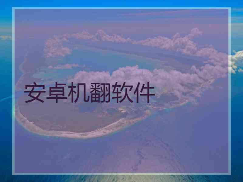 安卓机翻软件