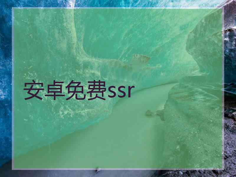 安卓免费ssr