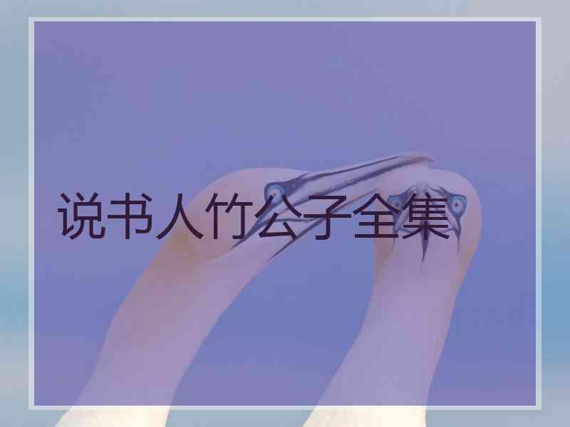 说书人竹公子全集