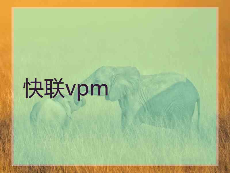 快联vpm