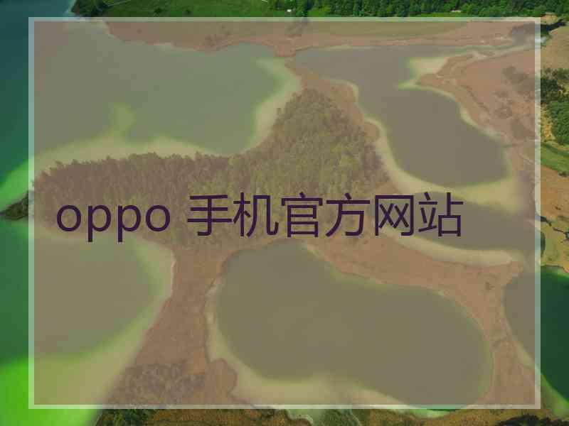 oppo 手机官方网站