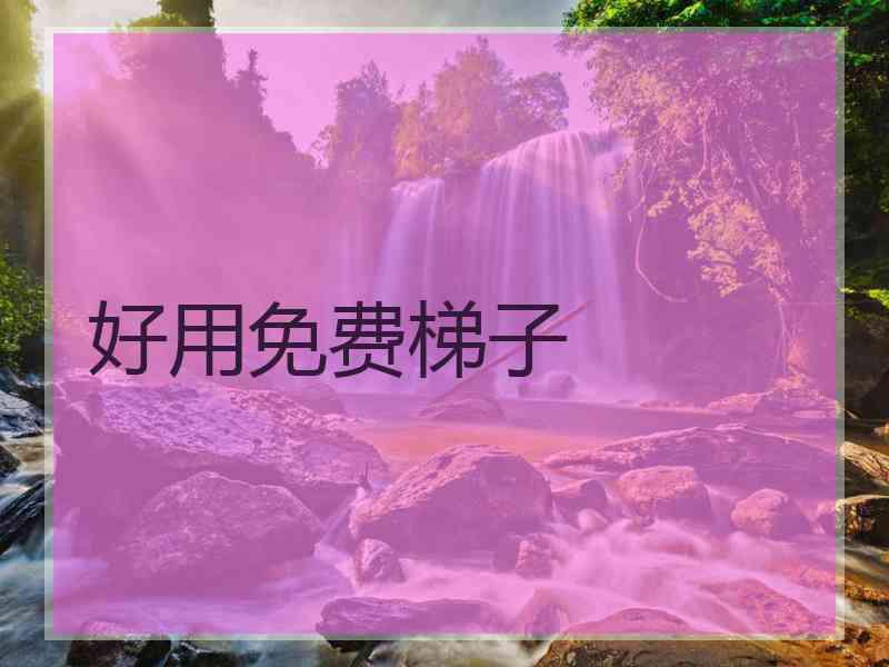 好用免费梯子