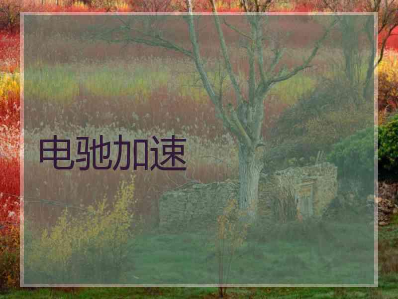 电驰加速