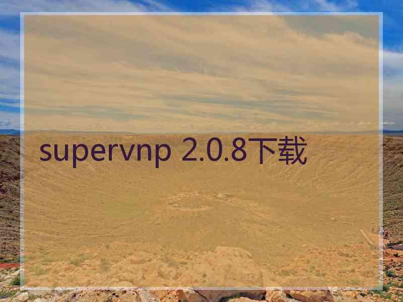 supervnp 2.0.8下载