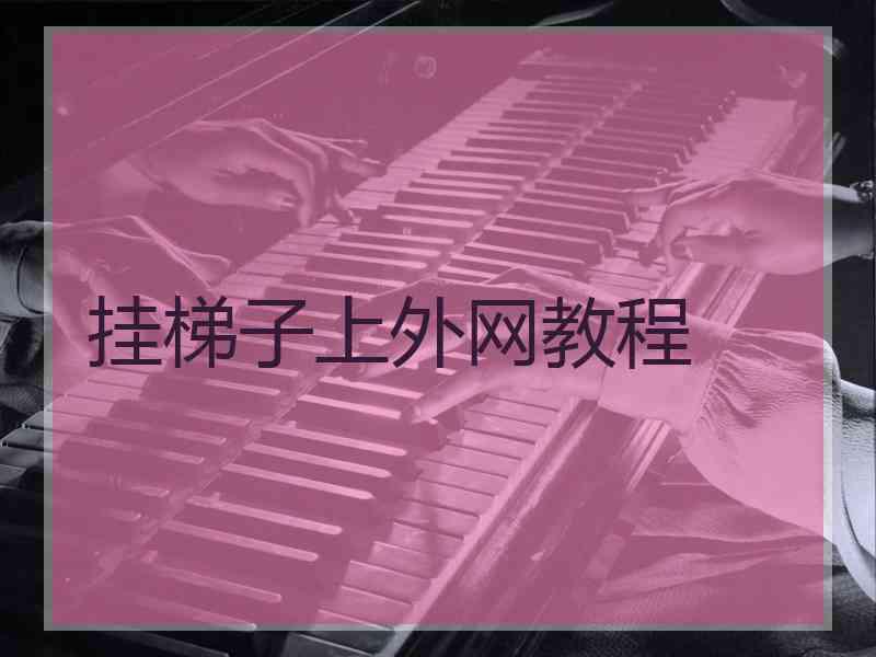 挂梯子上外网教程