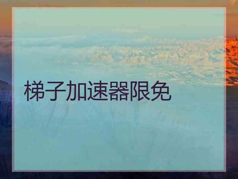 梯子加速器限免