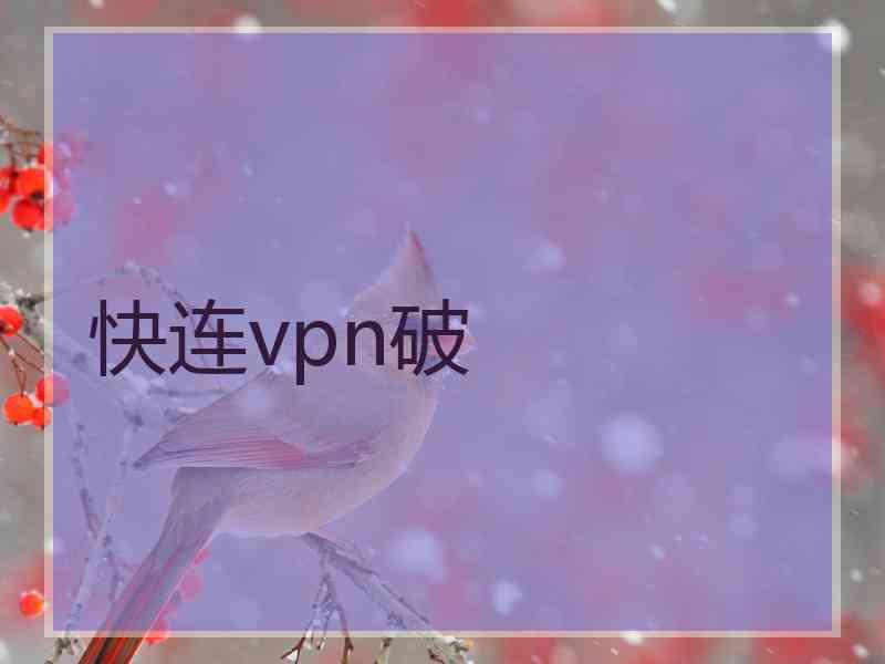 快连vpn破