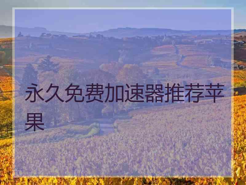 永久免费加速器推荐苹果