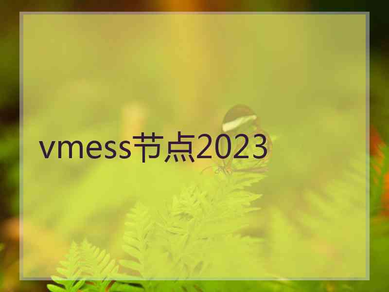 vmess节点2023