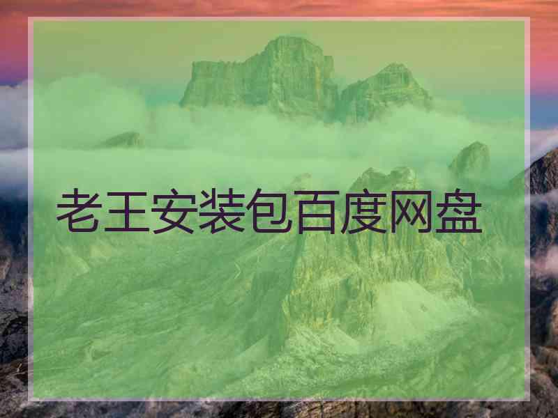 老王安装包百度网盘